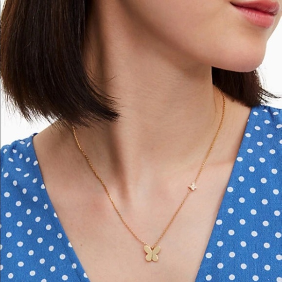 🦋 Kate Spade In A Flutter Butterfly Pendant NEW
